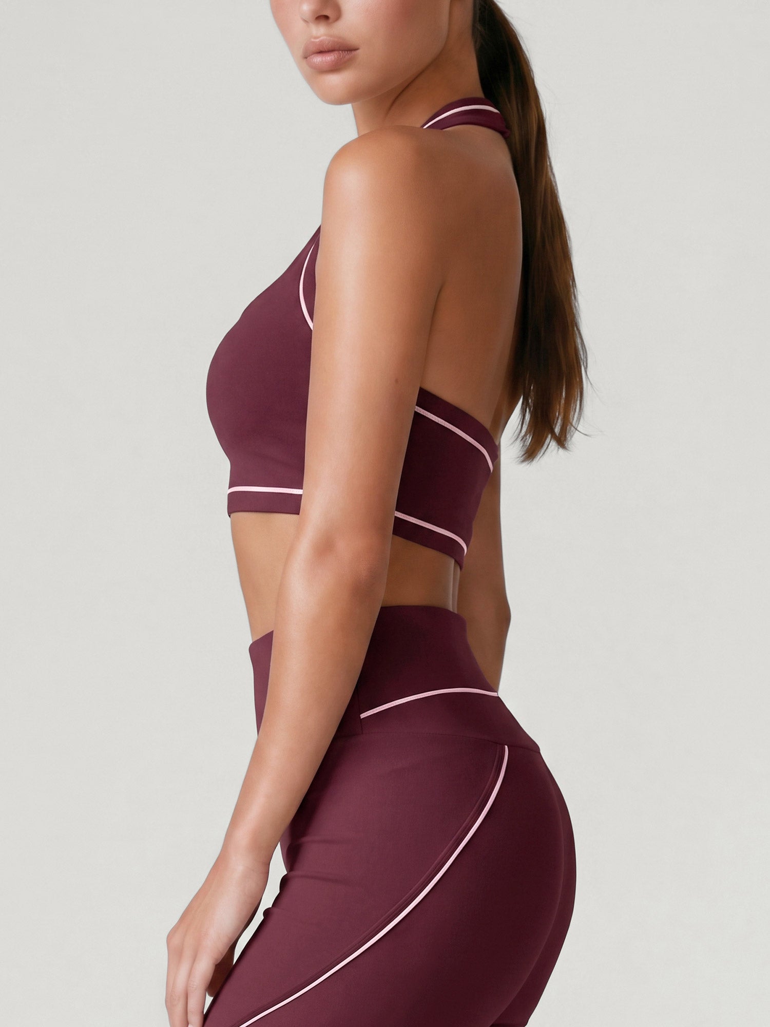 Women's Knitted Nylon Yoga Sports Bras Sustainable Yoga Tops - BERLOOK