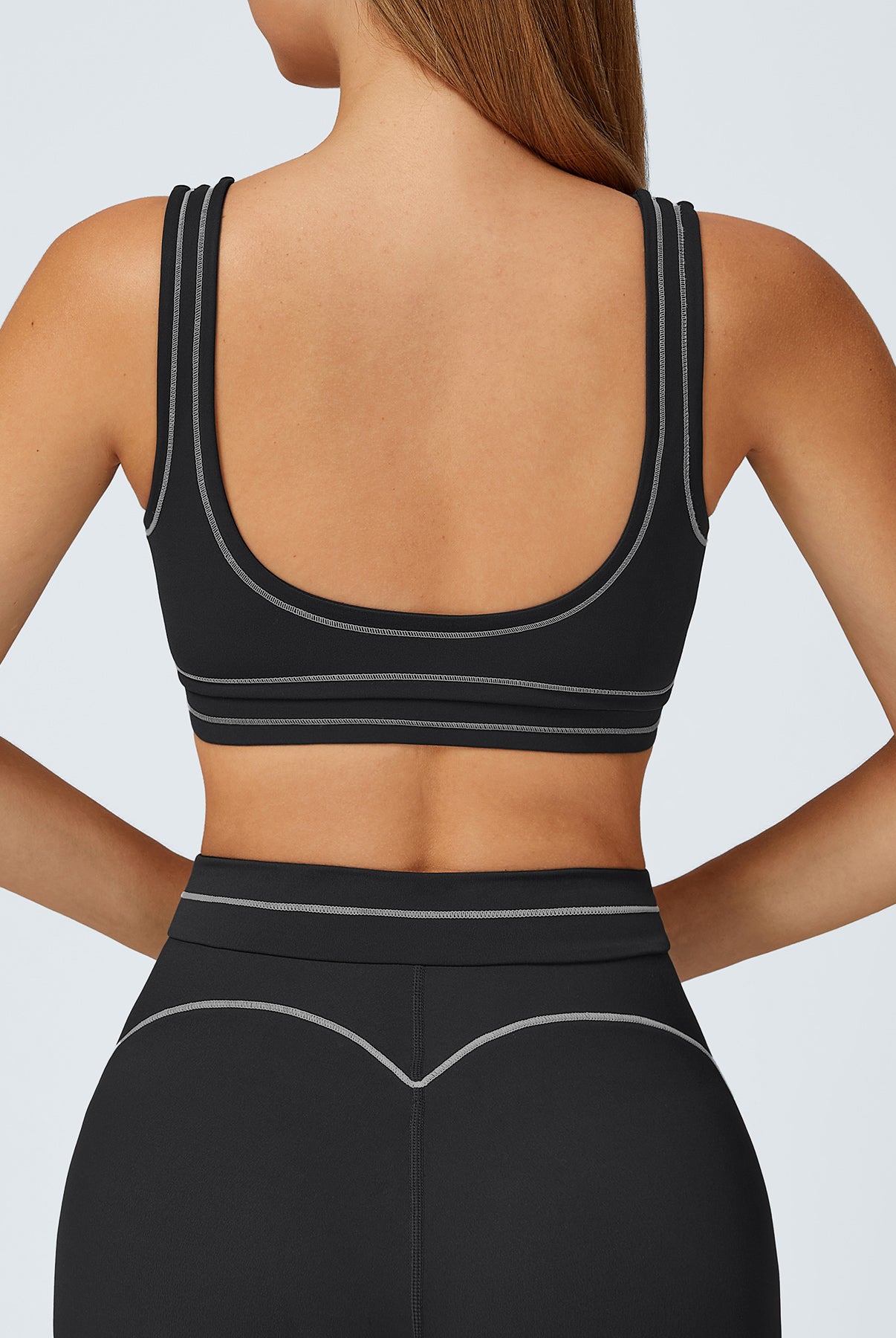 Women's Knitted Nylon Yoga Sports Bras Sustainable Yoga Tops - BERLOOK