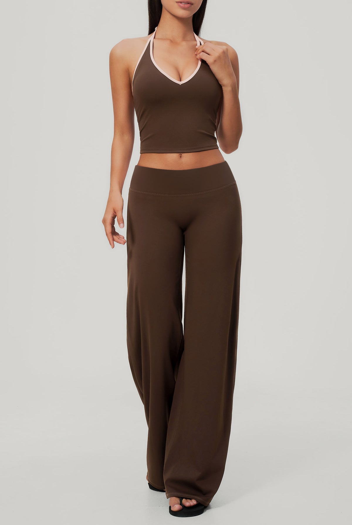 Women's Knitted Nylon Yoga Tank Top Sustainable - BERLOOK - 04