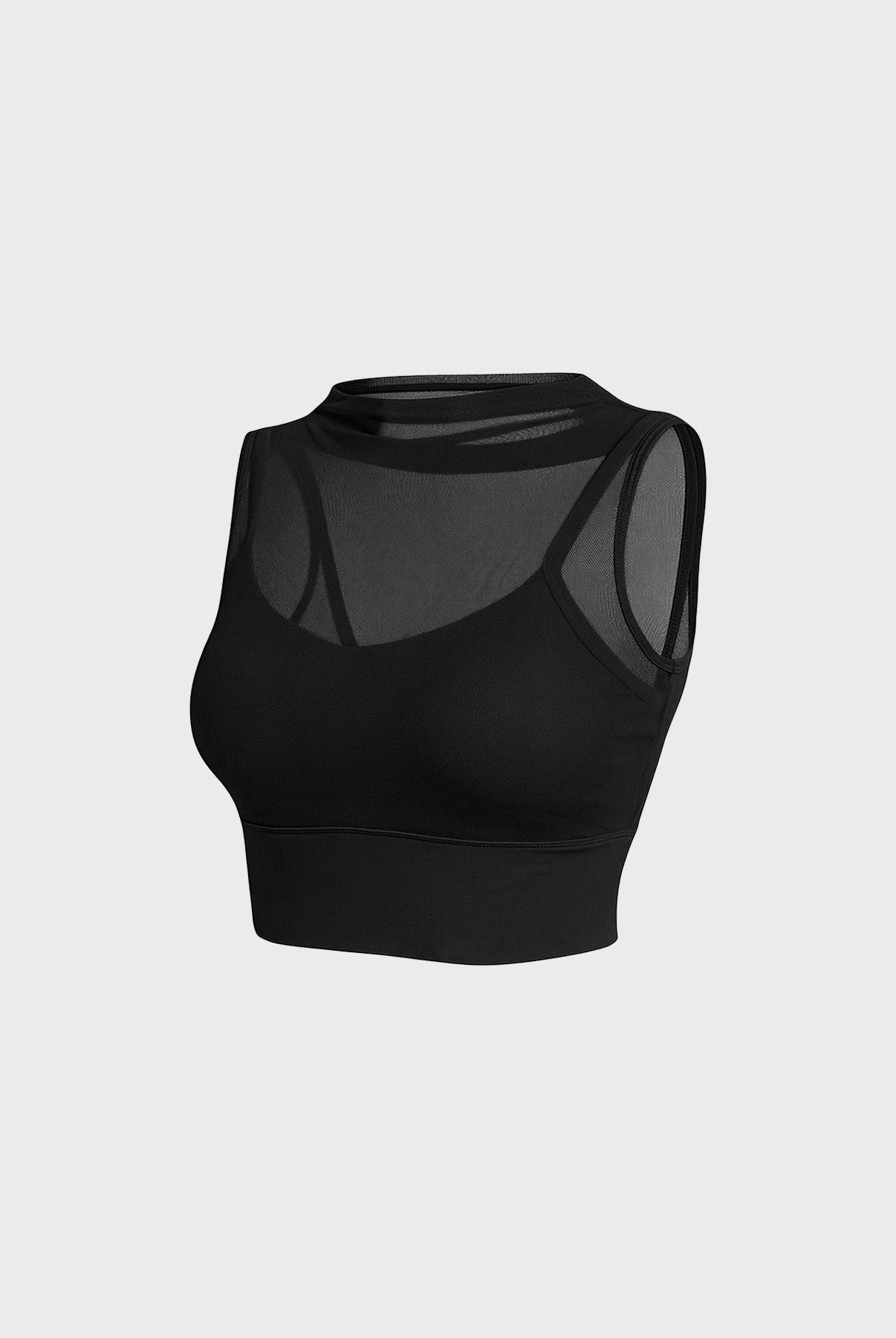 Women's Knitted Nylon Yoga Tank Top Sustainable Yoga Tops - BERLOOK