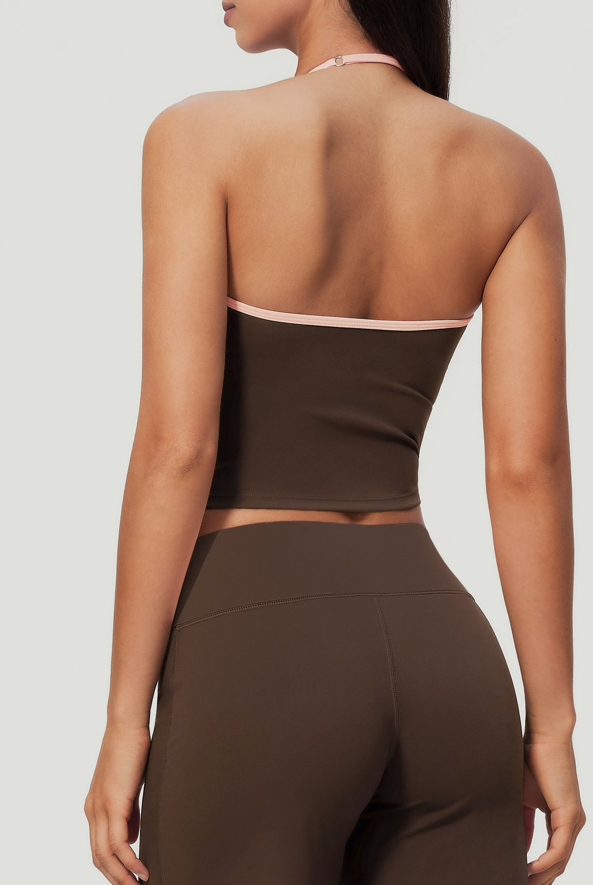 Women's Knitted Nylon Yoga Tank Top Sustainable - BERLOOK - 02
