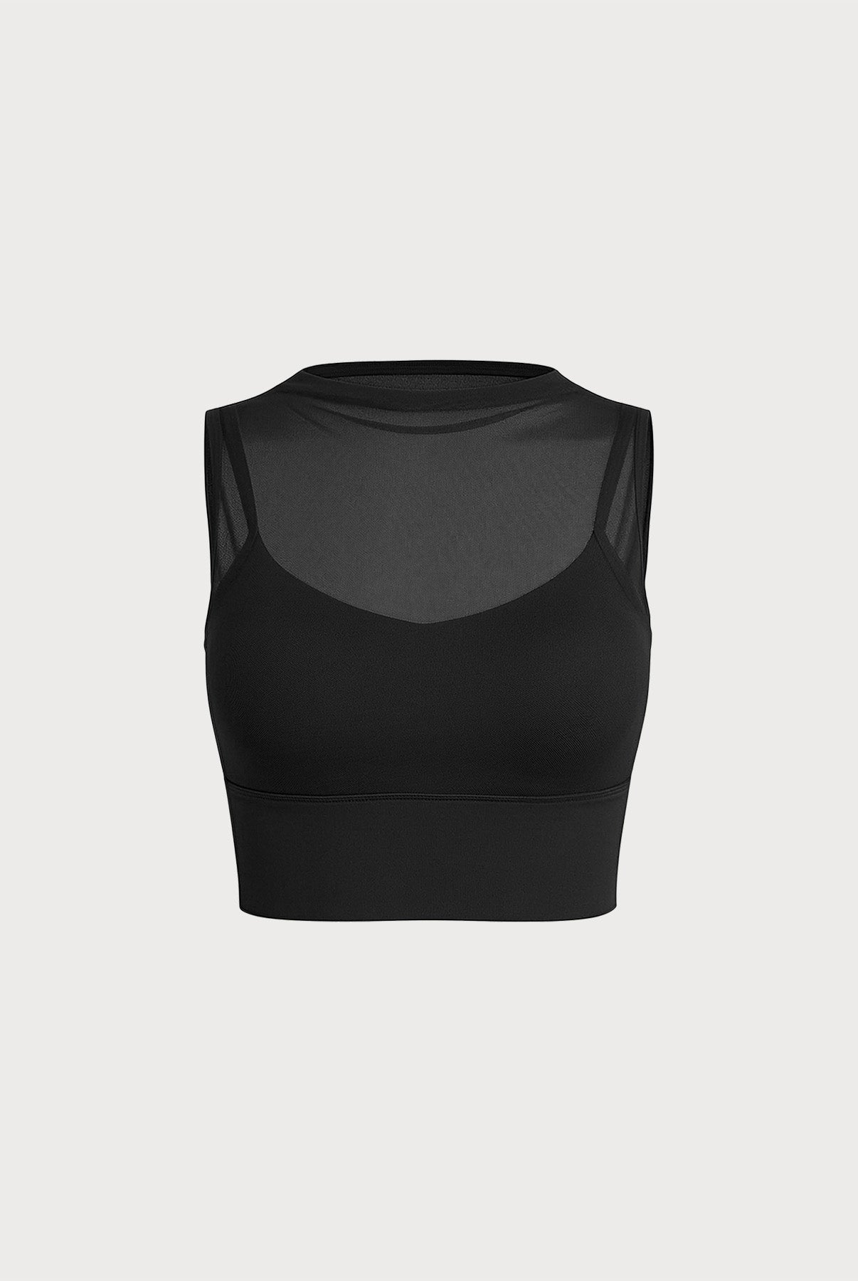 Women's Knitted Nylon Yoga Tank Top Sustainable Yoga Tops - BERLOOK