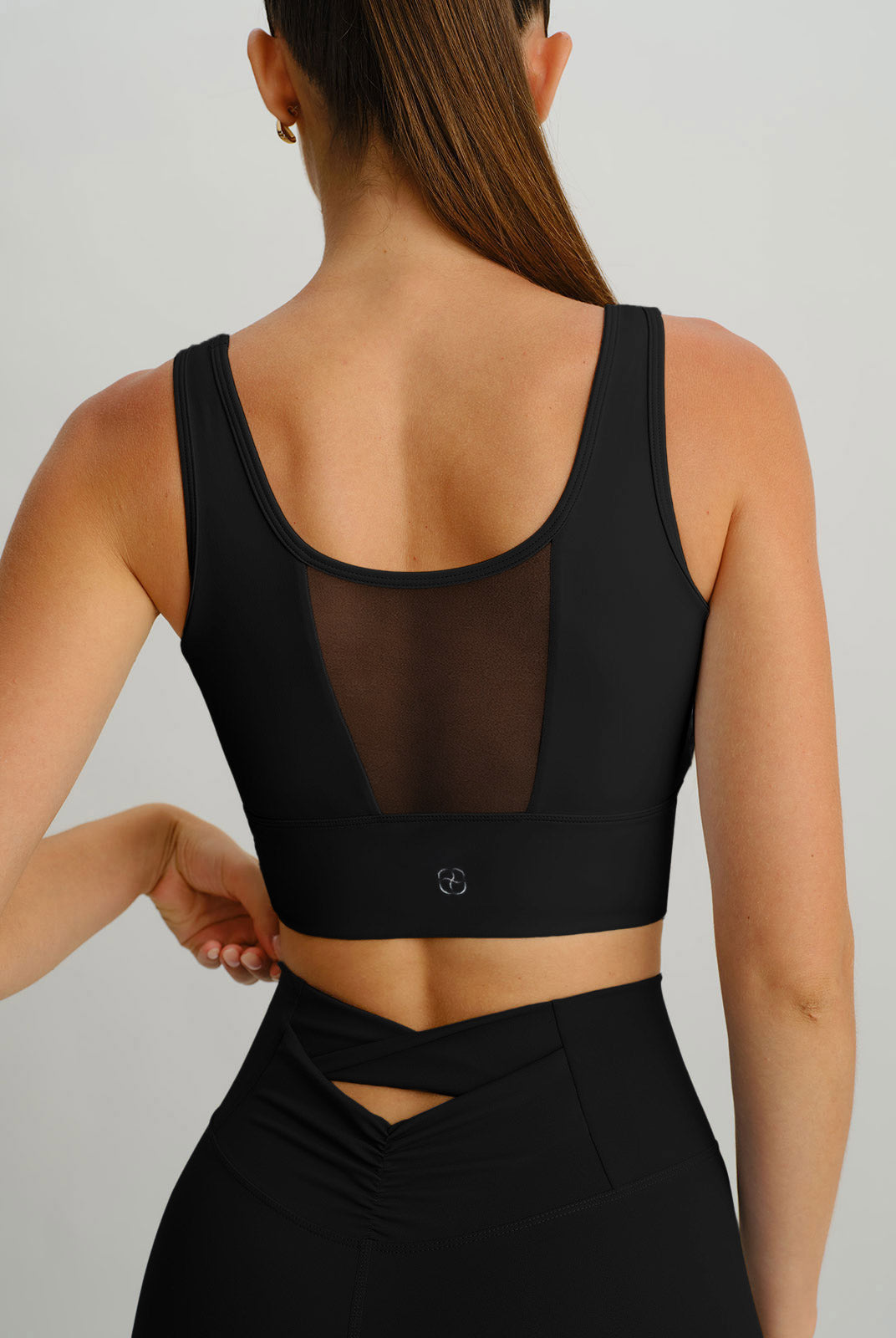 Women's Knitted Nylon Yoga Tank Top Sustainable Yoga Tops - BERLOOK
