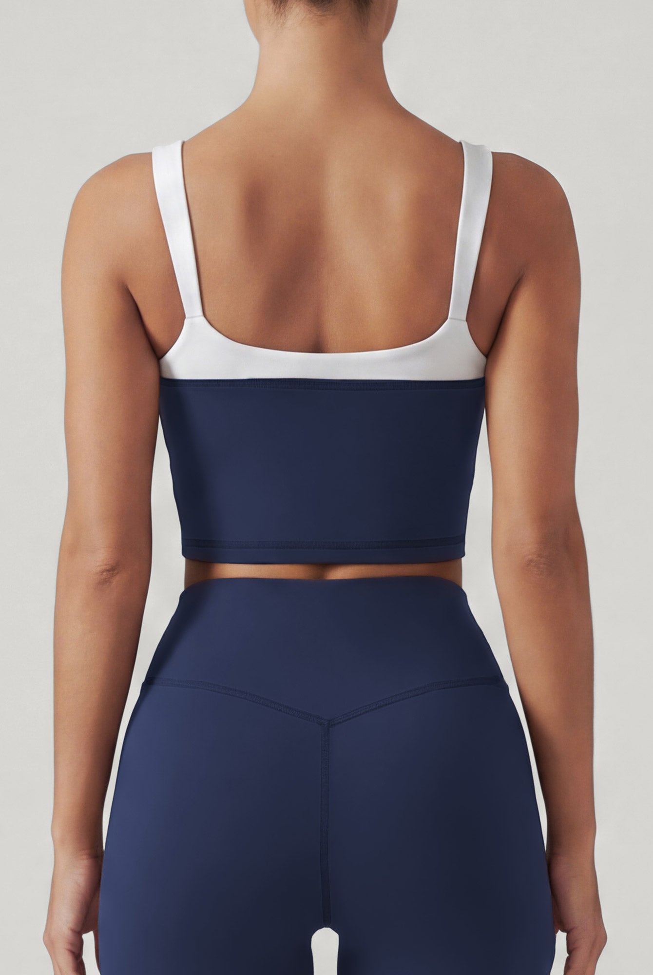 Women's Knitted Nylon Yoga Tank Tops Sustainable - BERLOOK - 02