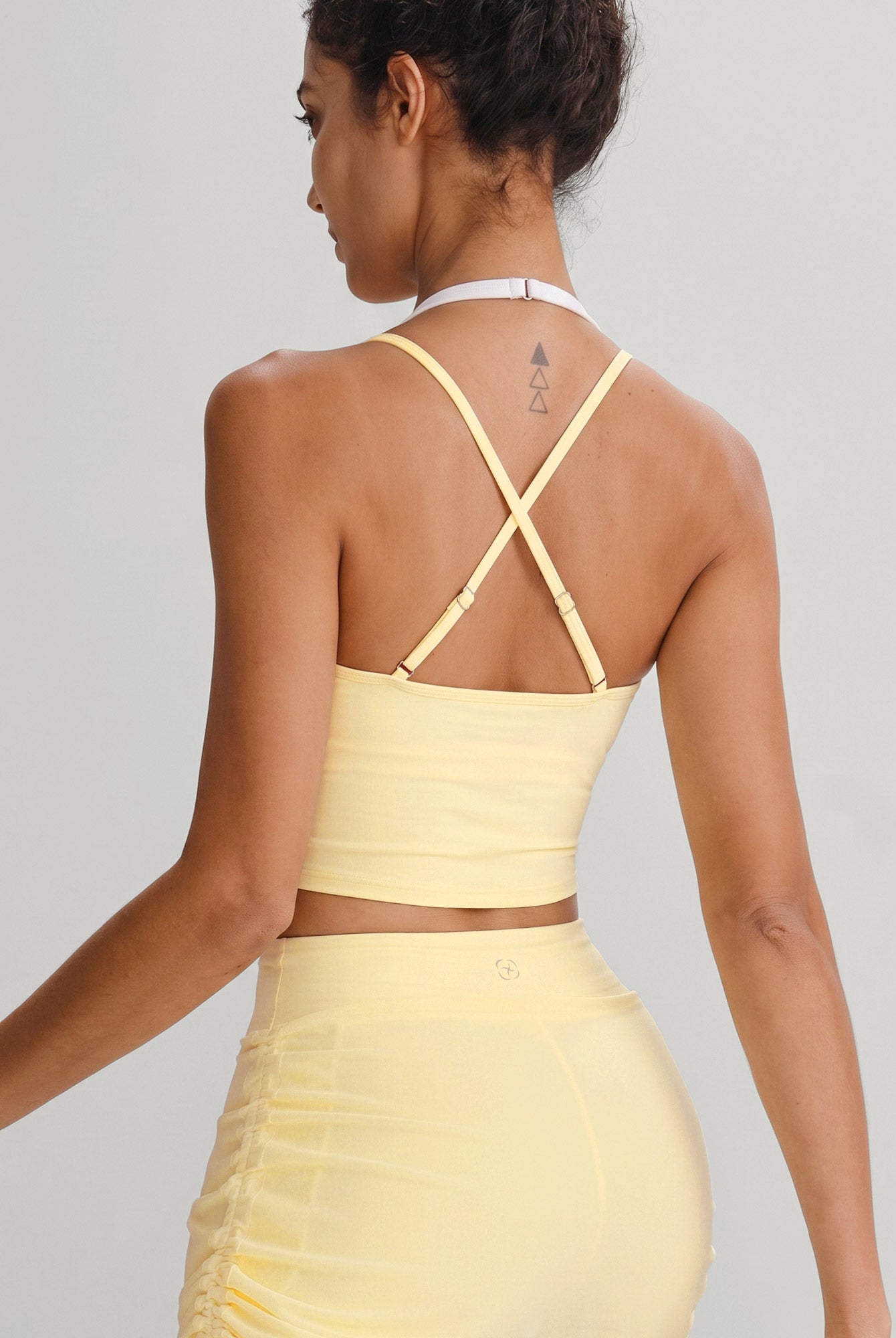 Women's Knitted Nylon Yoga Tank Tops Sustainable Yoga Tops - BERLOOK