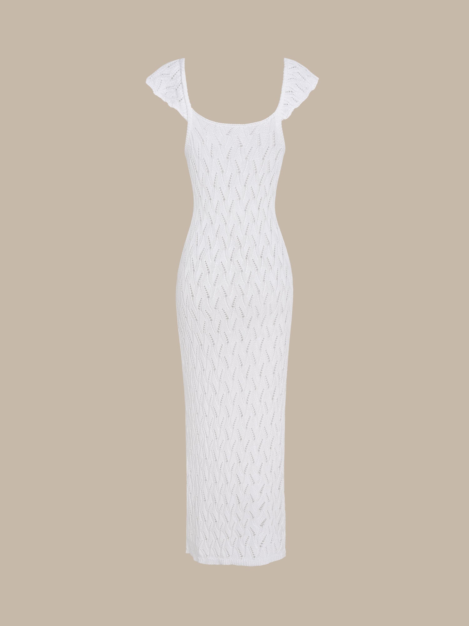 Women's Knitted Openwork Beach Cover-up Sustainable Cover-ups - BERLOOK