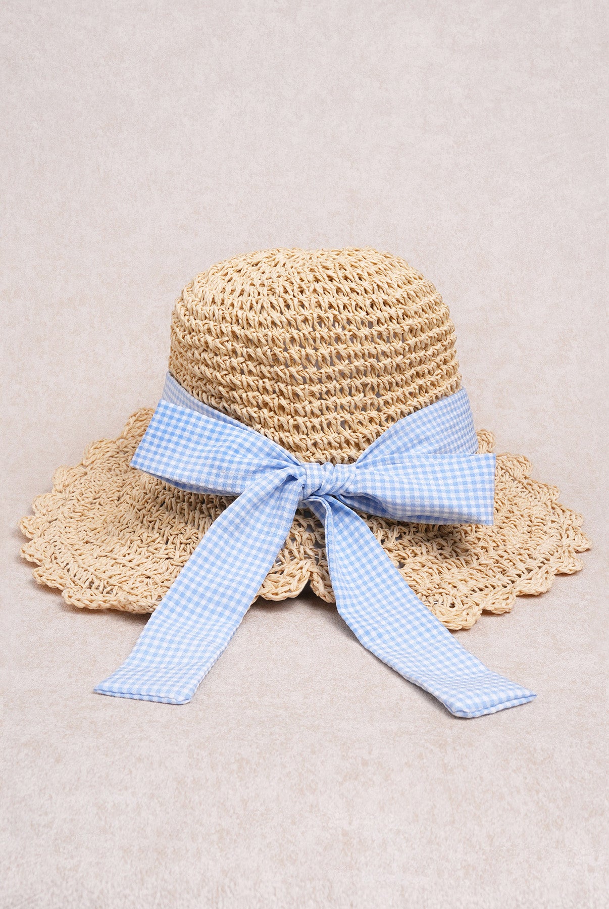 Women's Knitted Paper Hat Beige Sustainable Hats - BERLOOK