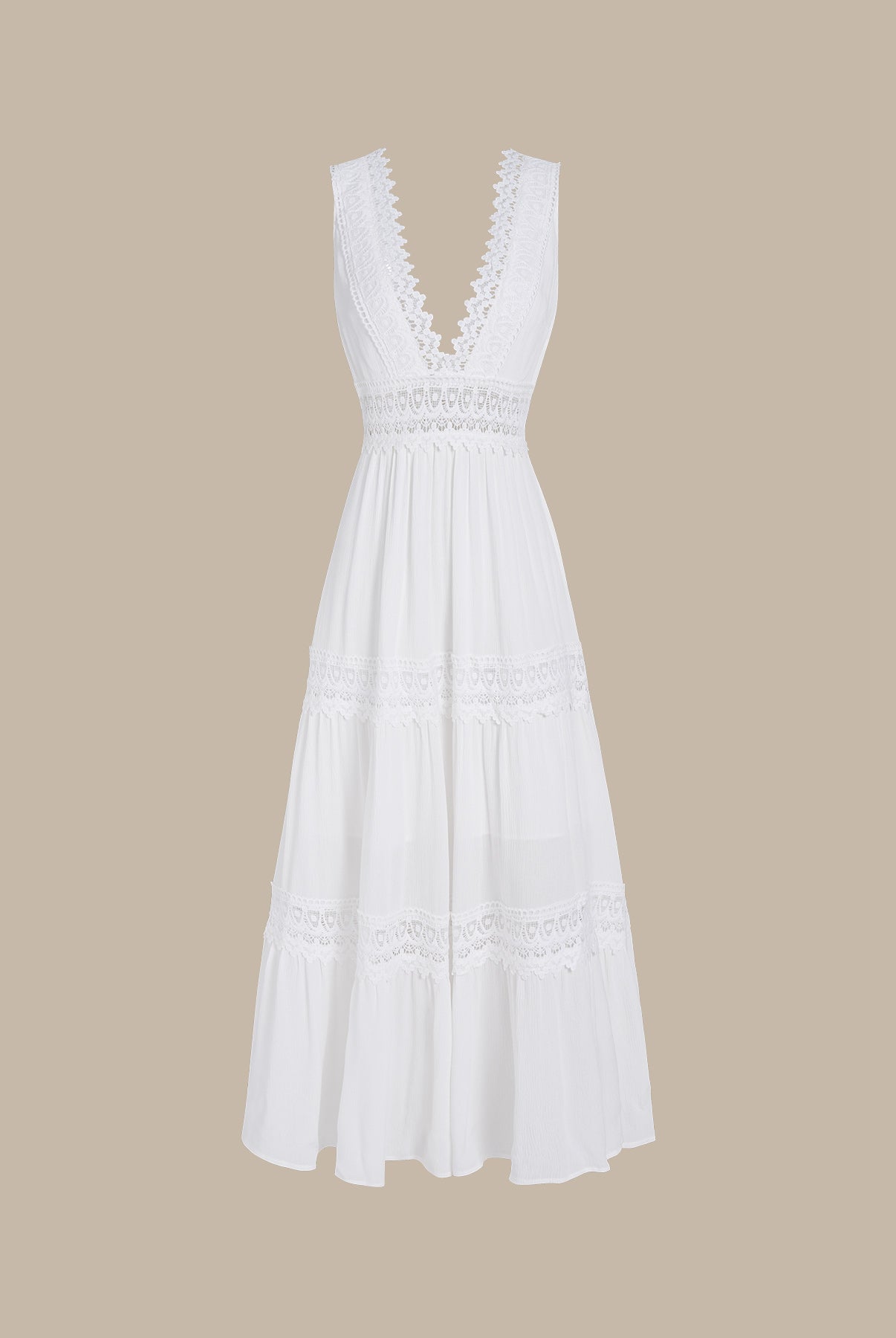 Women's Knitted Polyester Beach Dress Sustainable Beach Dress - BERLOOK
