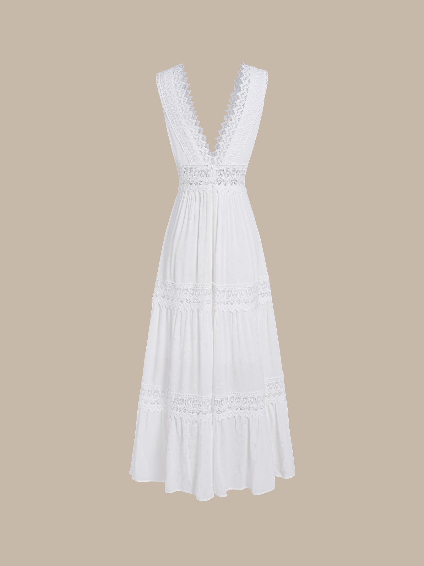 Women's Knitted Polyester Beach Dress Sustainable Beach Dress - BERLOOK