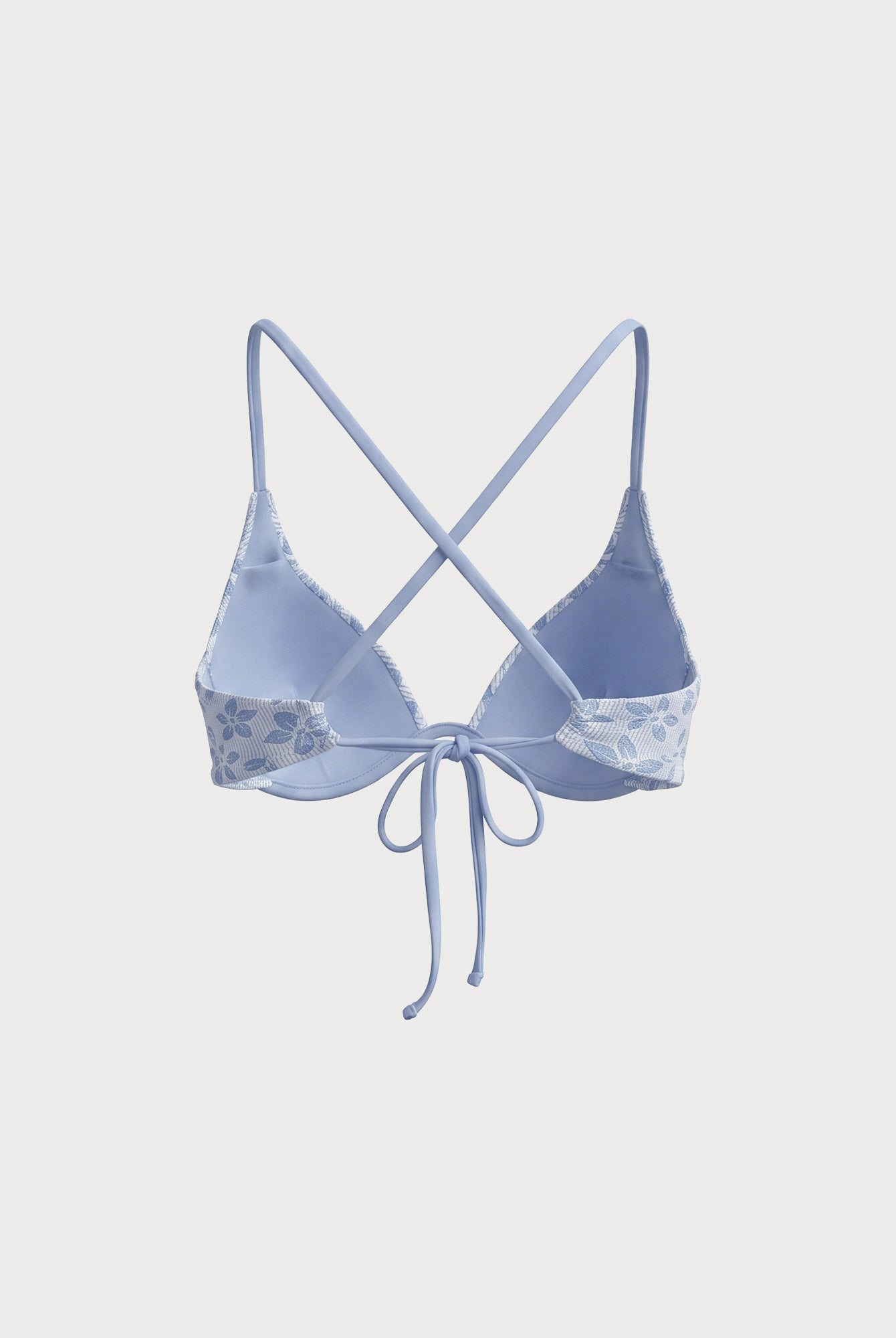 Women's Knitted Polyester Blend Bikini Top Sustainable Bikinis - BERLOOK