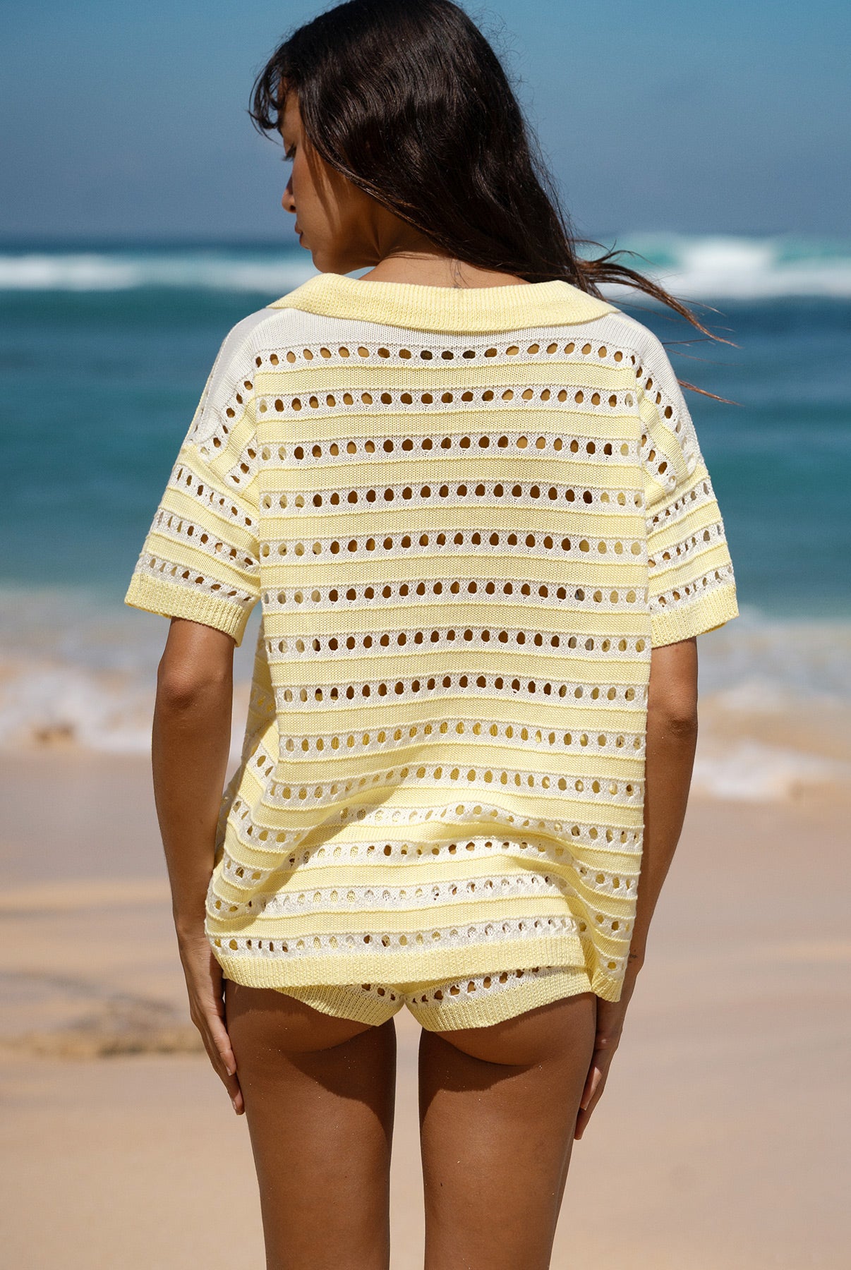Women's Knitted Polyester Cover-ups Sustainable Cover-ups - BERLOOK