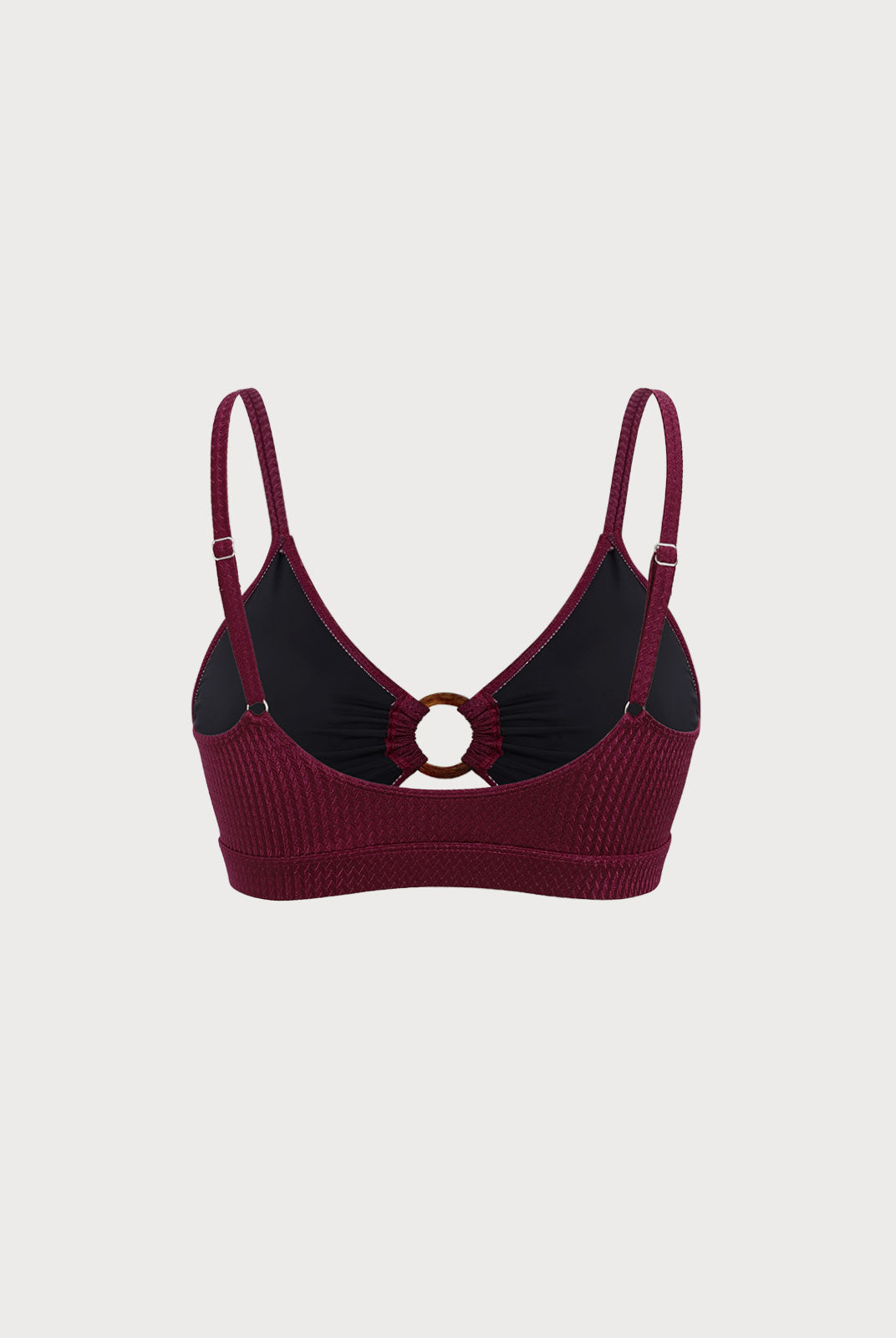 Women's Knitted Polyester Plus Size Bikini Top Sustainable Plus Size Bikinis - BERLOOK