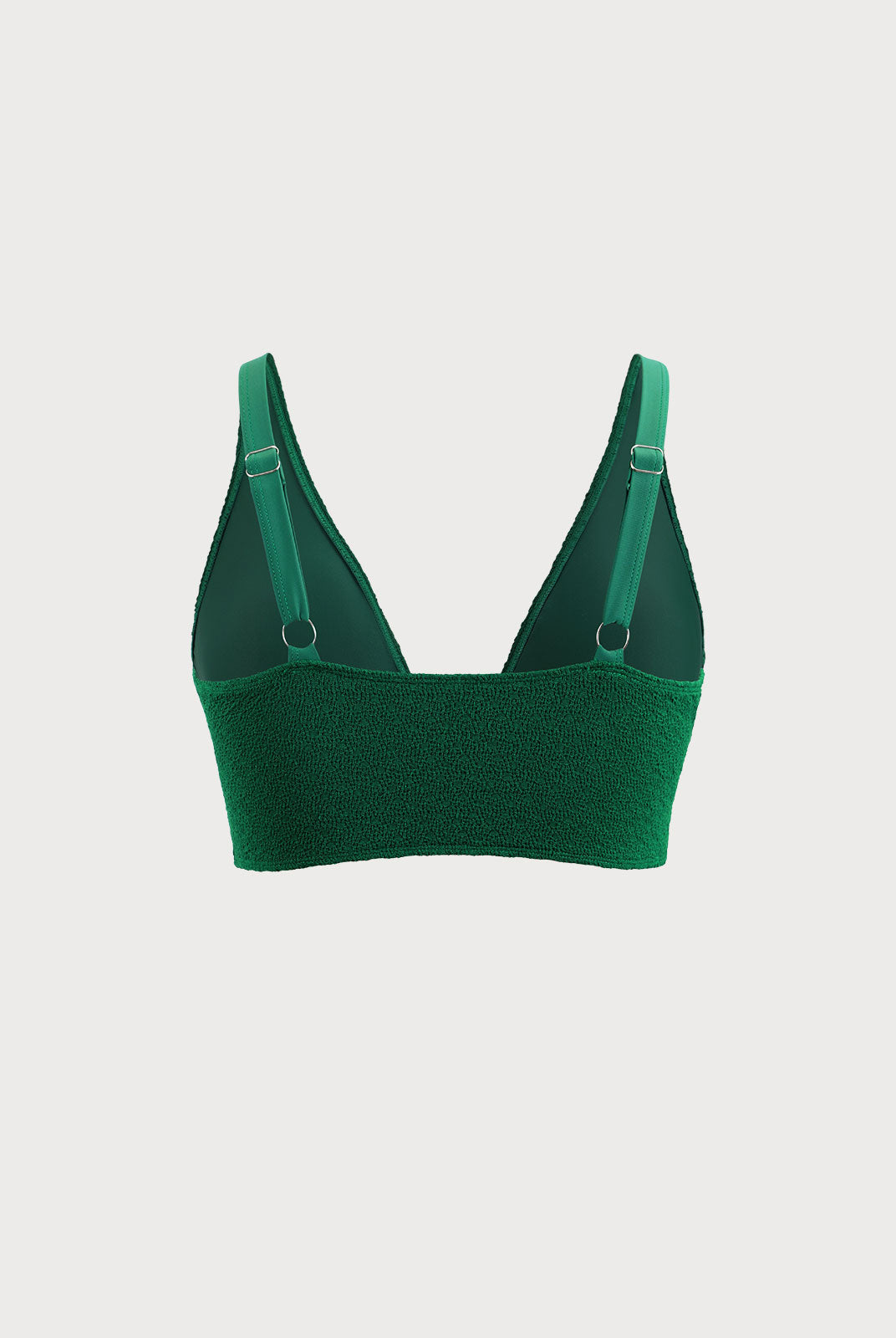 Women's Knitted Polyester Plus Size Bikini Top Sustainable Plus Size Bikinis - BERLOOK