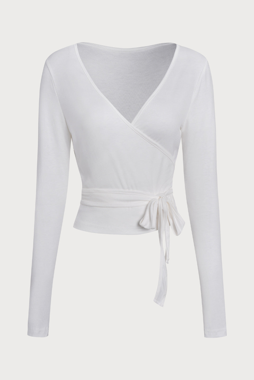 Women's Knitted Polyester Sports Jacket Beige Sustainable Yoga Tops - BERLOOK