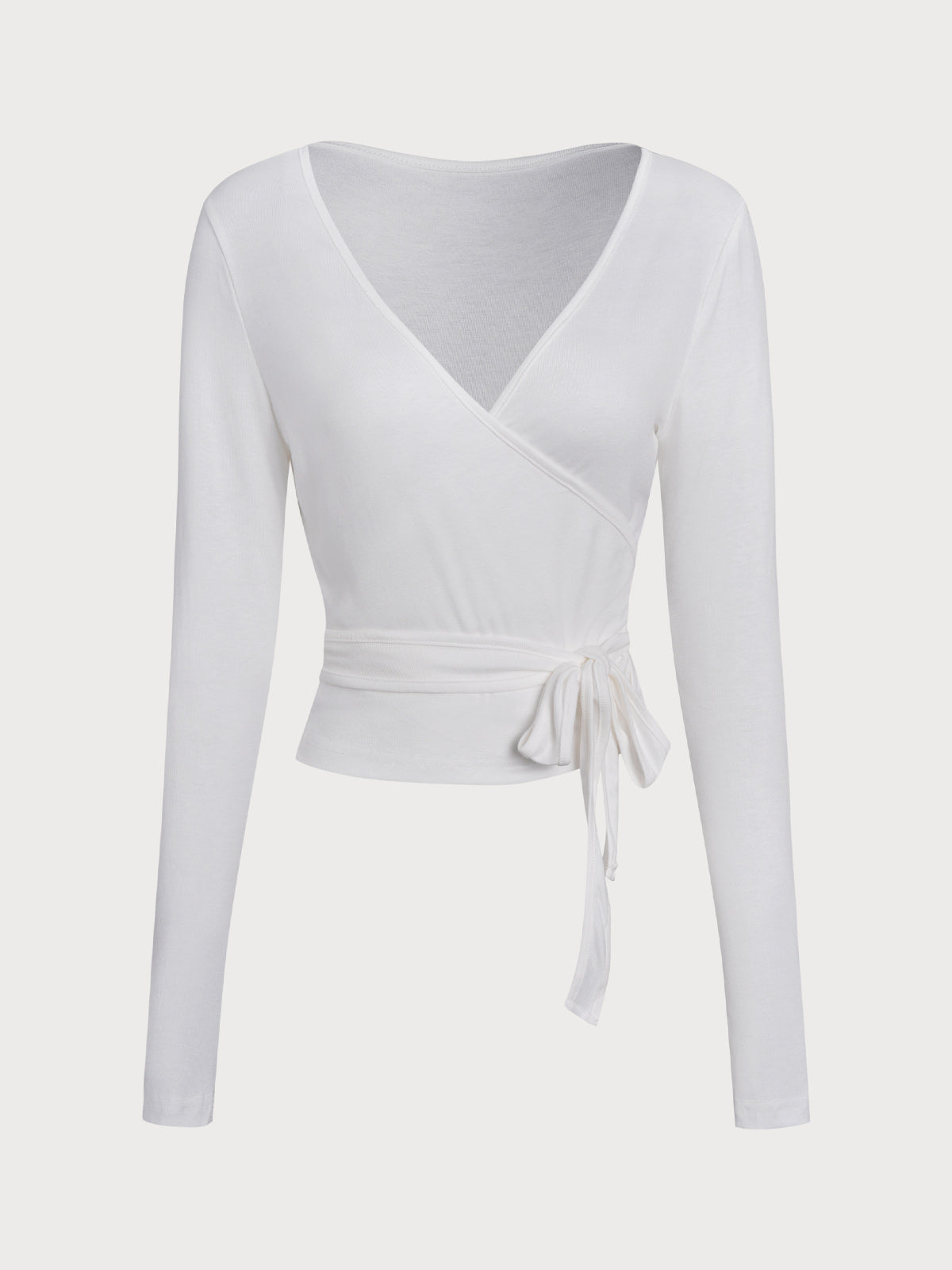 Women's Knitted Polyester Sports Jacket Beige Sustainable Yoga Tops - BERLOOK
