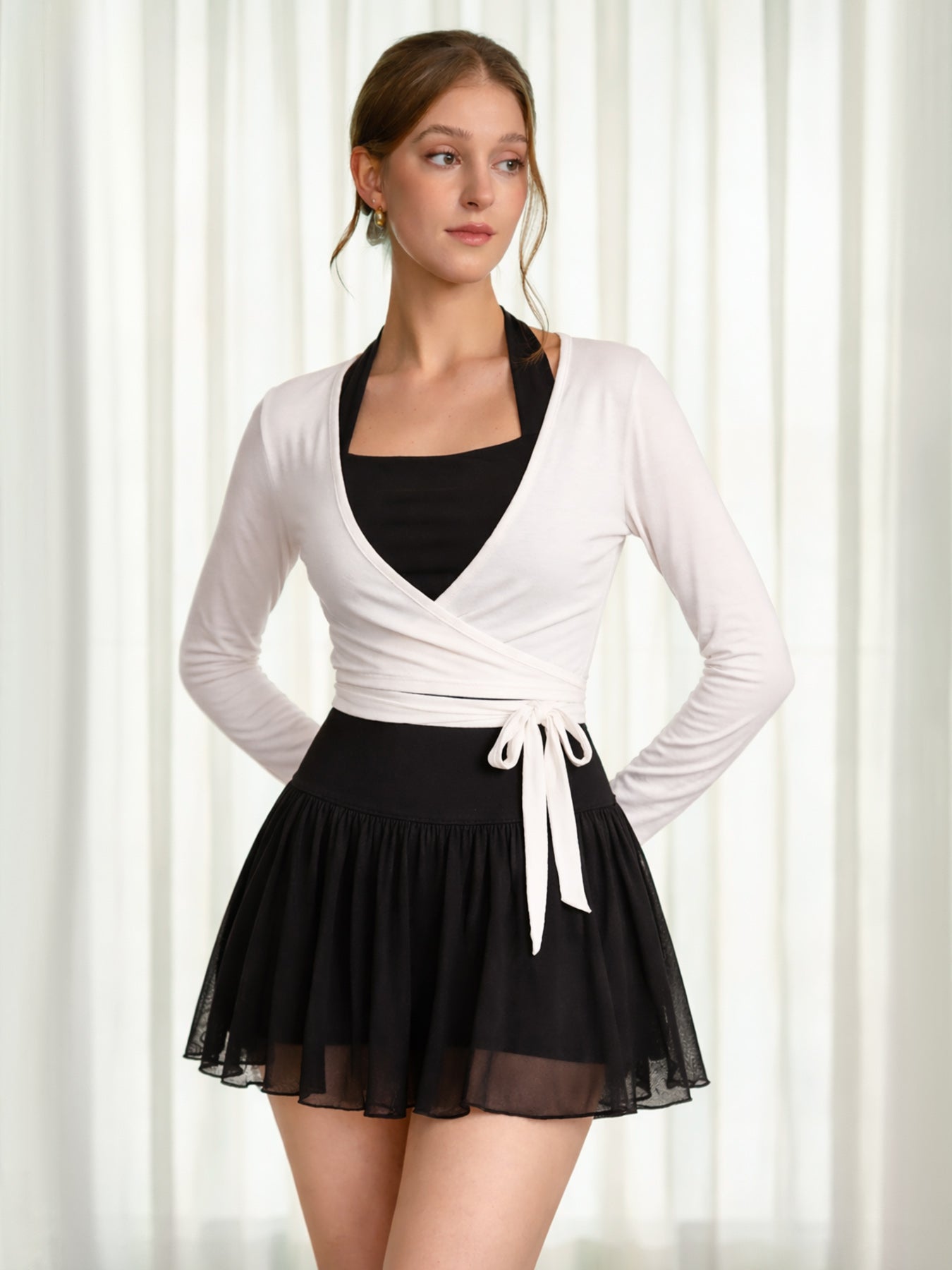 Women's Knitted Polyester Sports Jacket Sustainable Yoga Tops - BERLOOK
