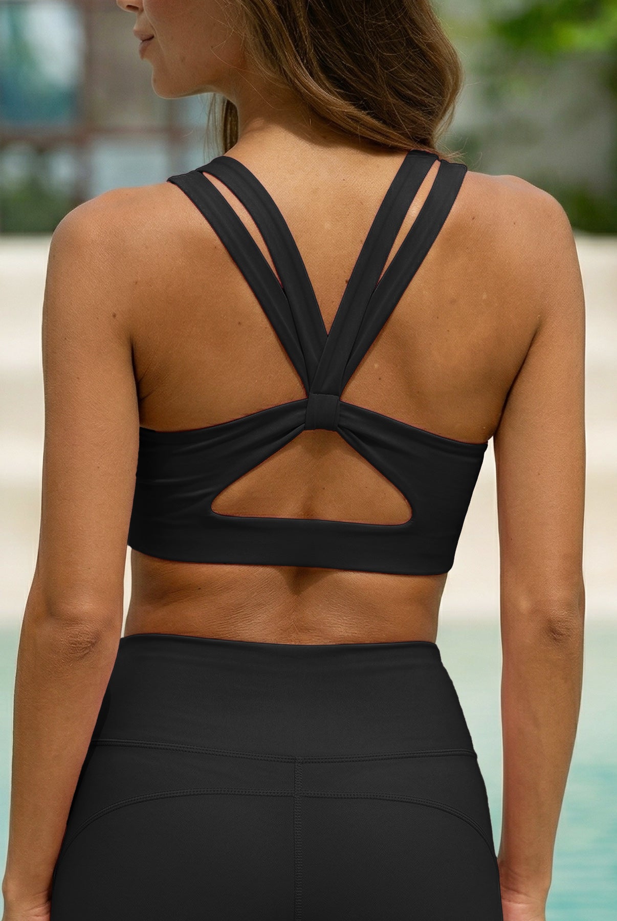 Women's Knitted Polyester Vest Sustainable Yoga Tops - BERLOOK