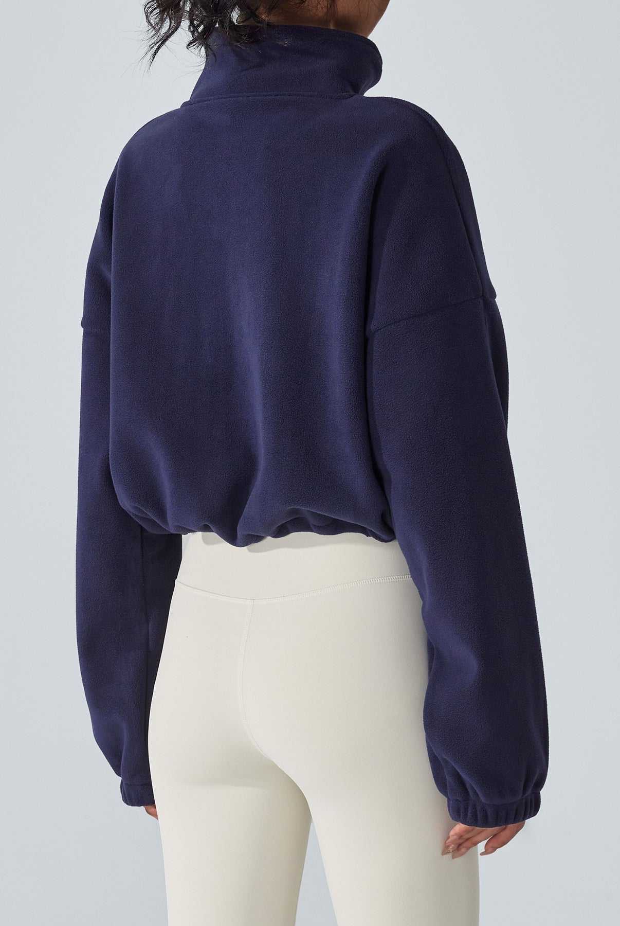Women's Knitted Polyester Yoga Jacket Sustainable Yoga Tops - BERLOOK