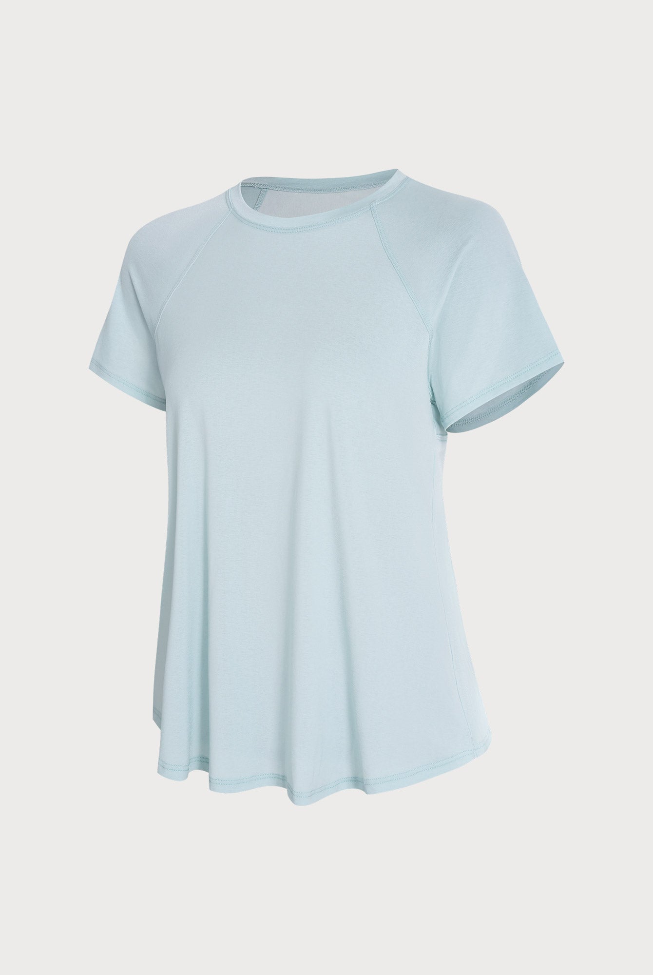 Women's Knitted Polyester Yoga Short Sleeve Top Sustainable Yoga Tops - BERLOOK
