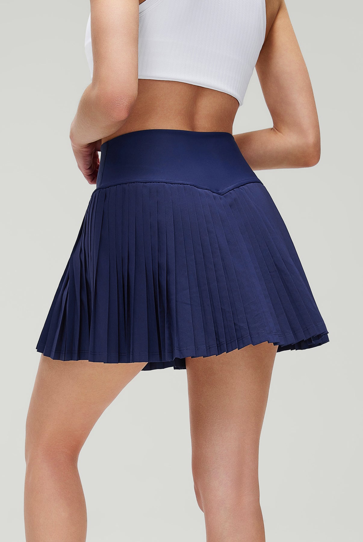 Women's Knitted Polyester Yoga Skirts Sustainable Yoga Bottoms - BERLOOK