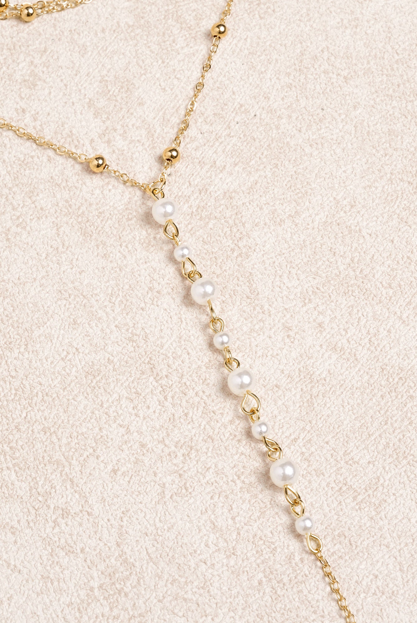 Women's Pearl Beaded Tassel Necklace Sustainable Necklaces - BERLOOK