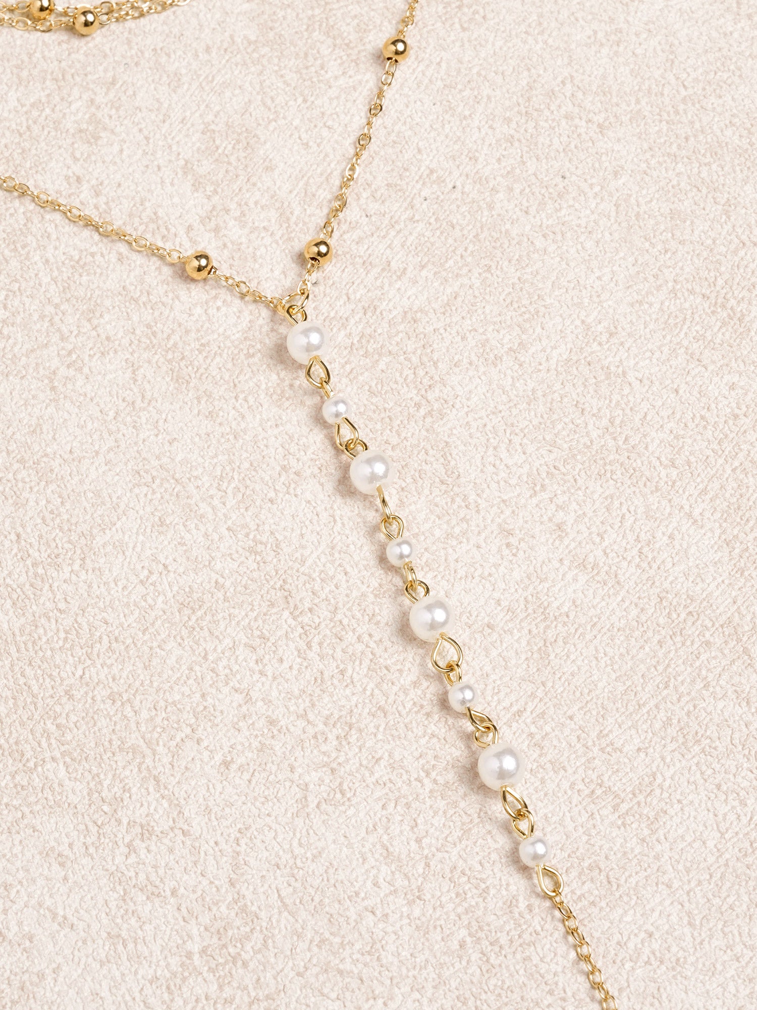 Women's Pearl Beaded Tassel Necklace Sustainable Necklaces - BERLOOK