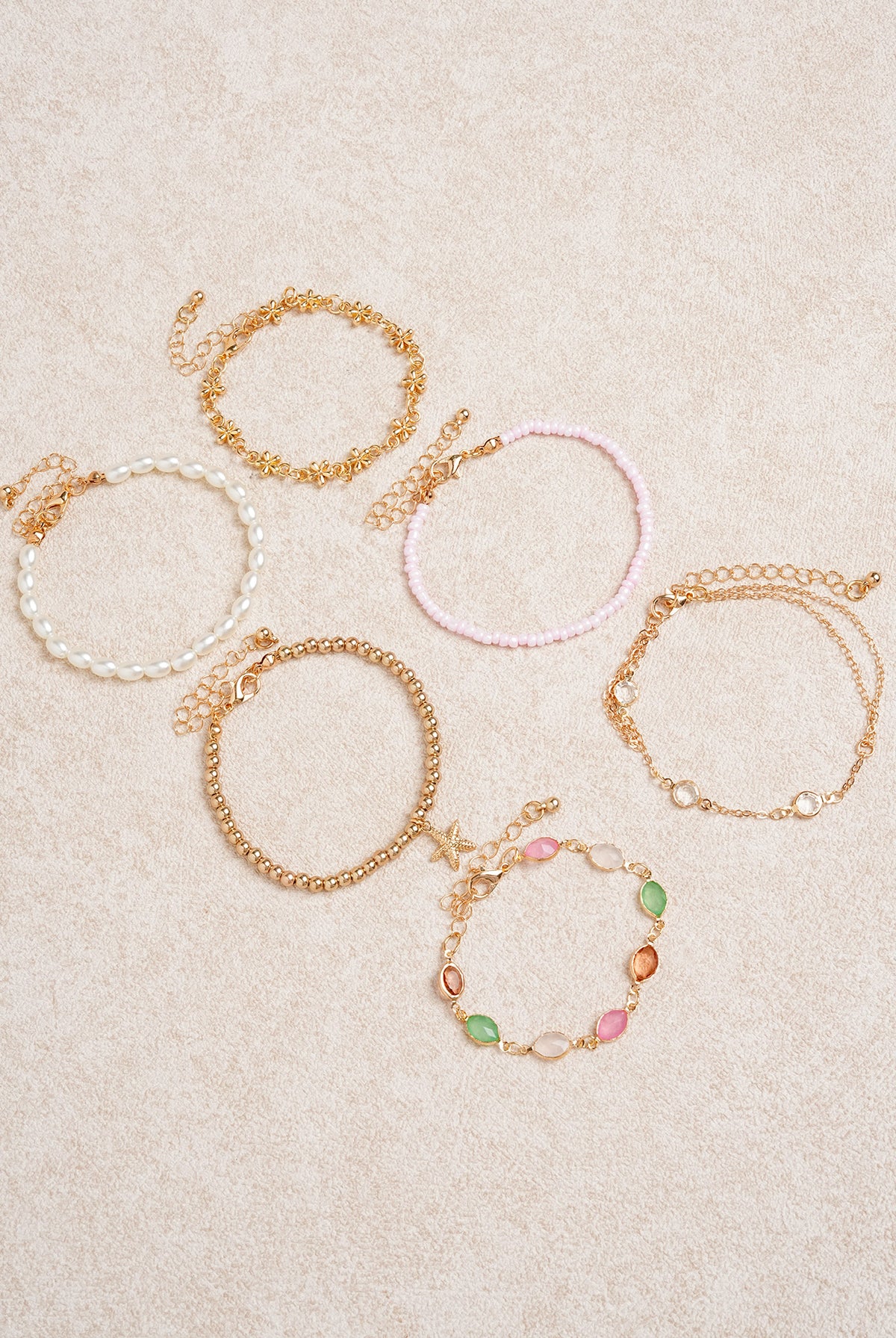 Women's Pearl Shell Starfish Bracelet Sustainable - BERLOOK - 03
