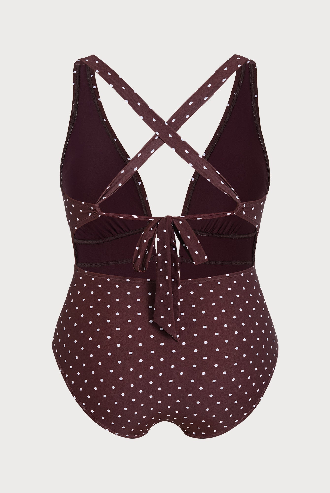 Women's Plus-Size Knitted Nylon One-Piece Swimsuit Sustainable Plus Size One-Pieces - BERLOOK