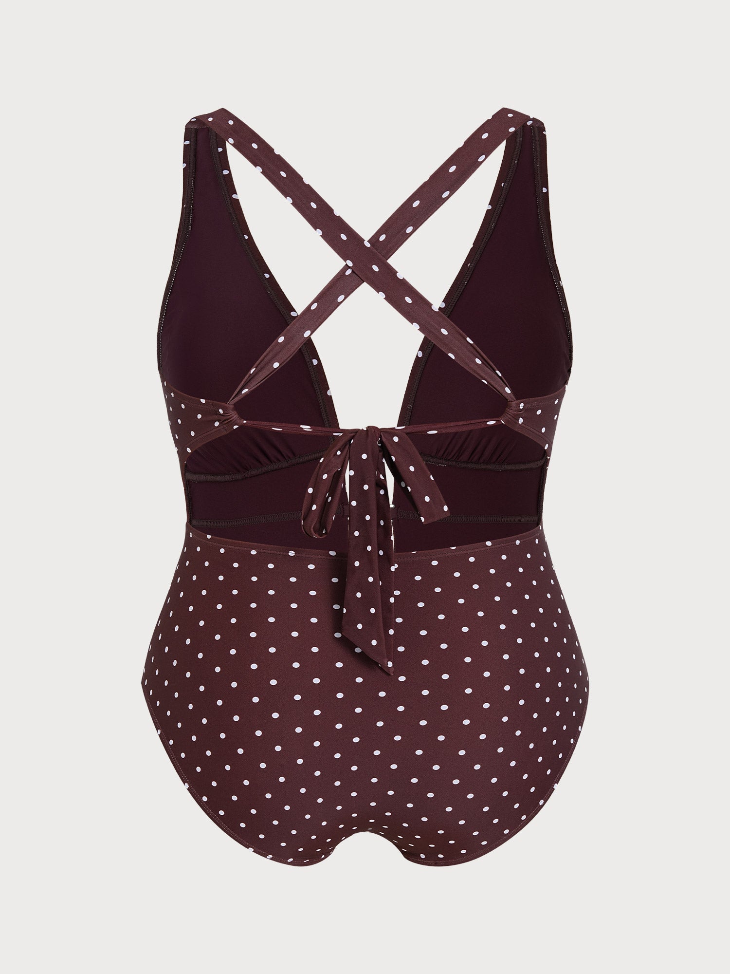 Women's Plus-Size Knitted Nylon One-Piece Swimsuit Sustainable Plus Size One-Pieces - BERLOOK