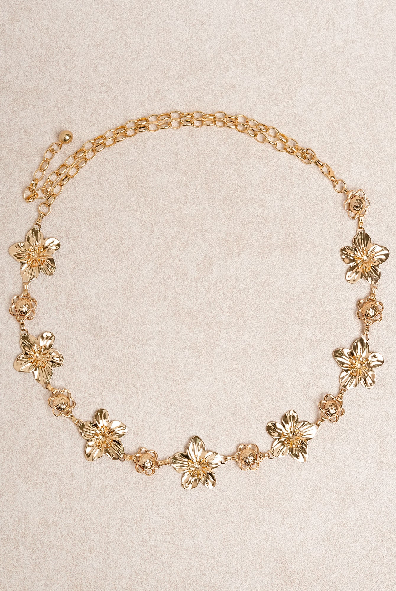 Women's vintage tassel waist chain Gold Sustainable - BERLOOK