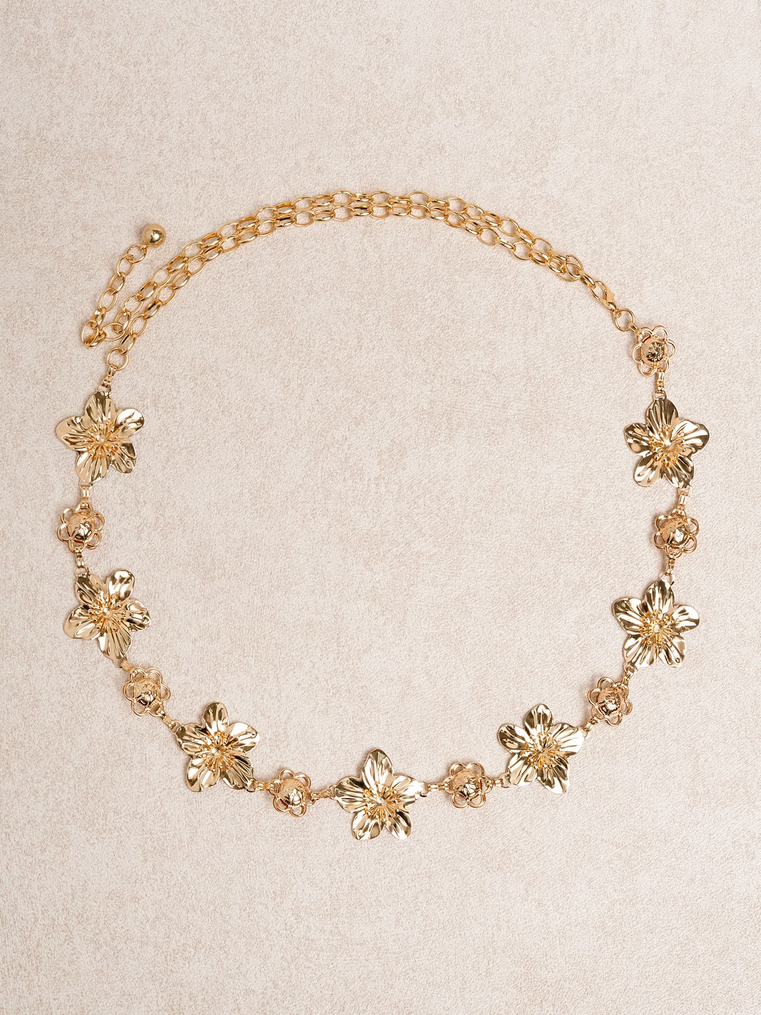Women's vintage tassel waist chain Gold Sustainable - BERLOOK