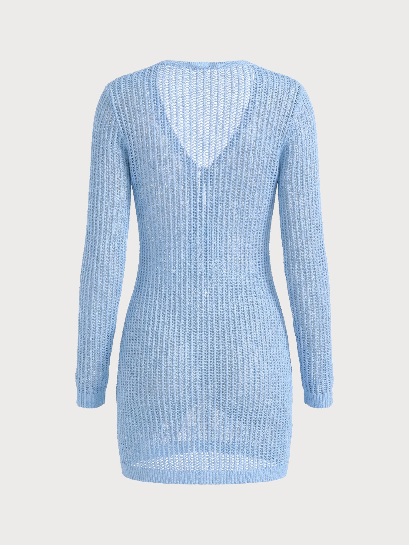 Women's Woven Acrylic Beach Dress Sustainable Beach Dress - BERLOOK