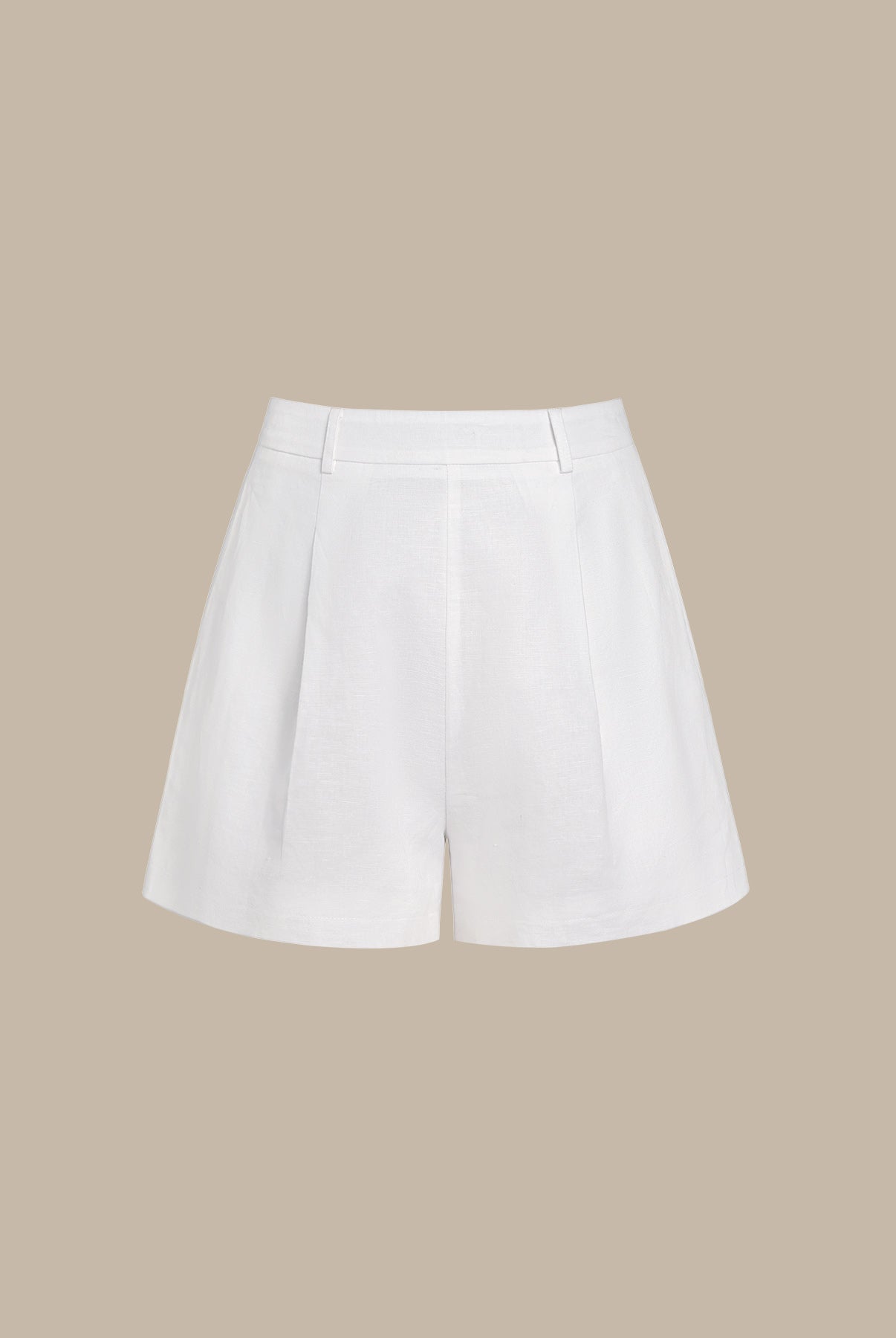 Women's Woven Cotton-Linen Shorts Sustainable Cover-ups - BERLOOK