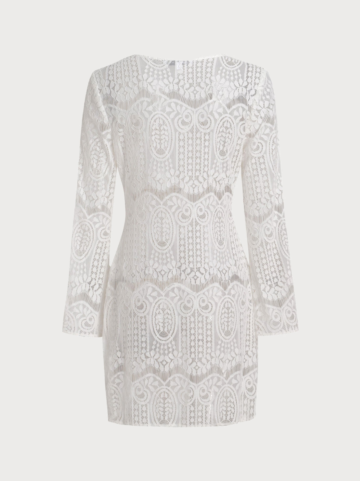 Women's Woven Cotton Blended Cover-ups Sustainable Beach Dress - BERLOOK