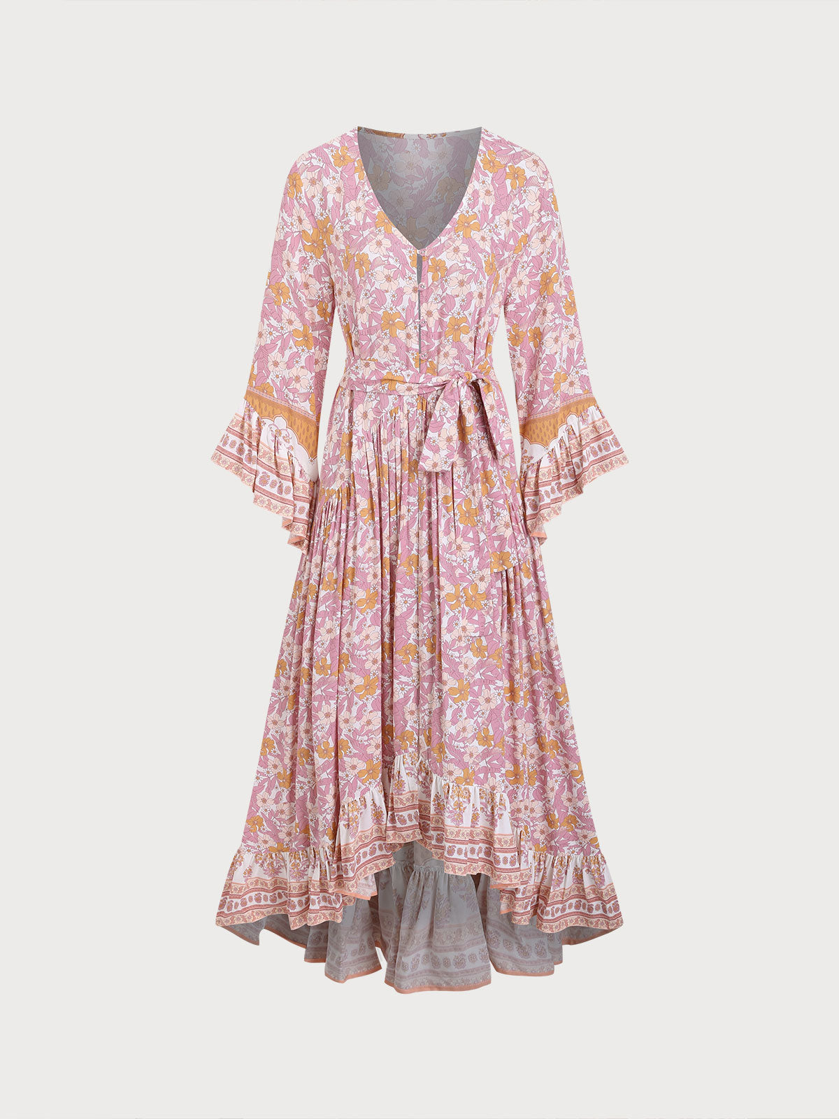 Women's Woven Cotton Printed Cover-ups Print Sustainable Beach Dress - BERLOOK