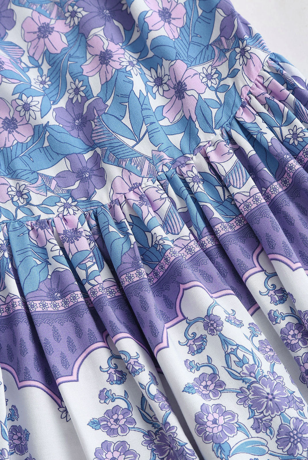 Women's Woven Cotton Printed Cover-ups Sustainable Beach Dress - BERLOOK