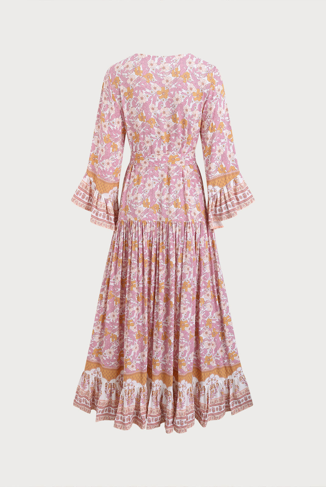 Women's Woven Cotton Printed Cover-ups Sustainable Beach Dress - BERLOOK