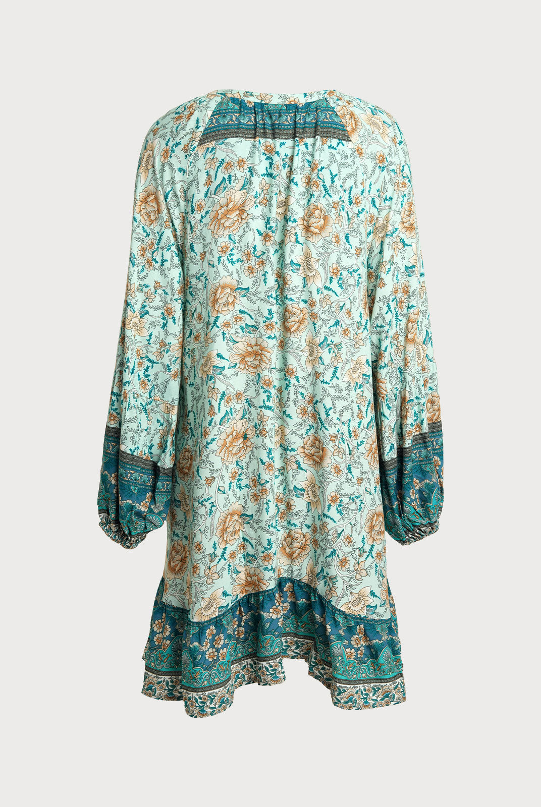 Women's Woven Cotton Printed Cover-ups Sustainable Beach Dress - BERLOOK