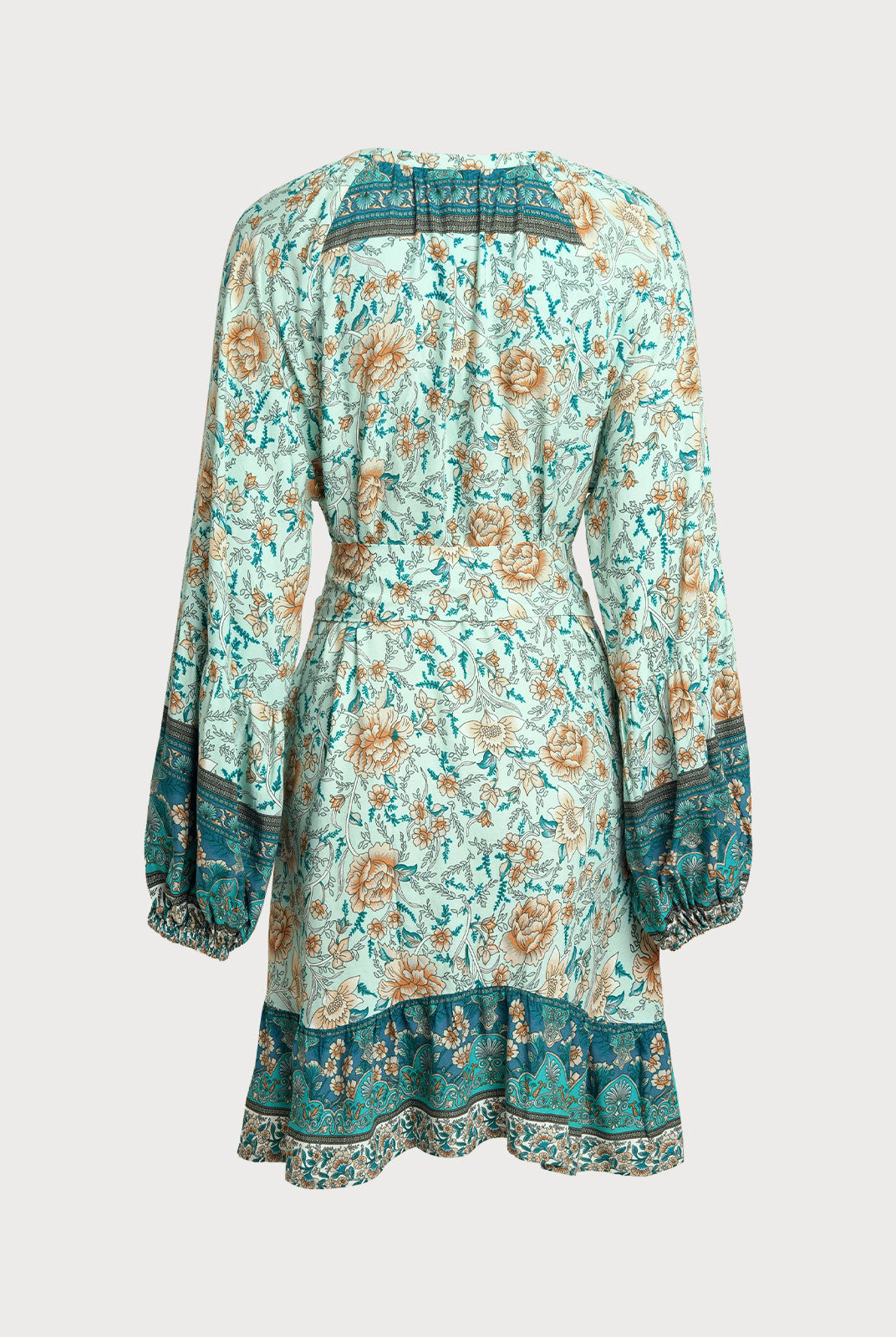 Women's Woven Cotton Printed Cover-ups Sustainable Beach Dress - BERLOOK