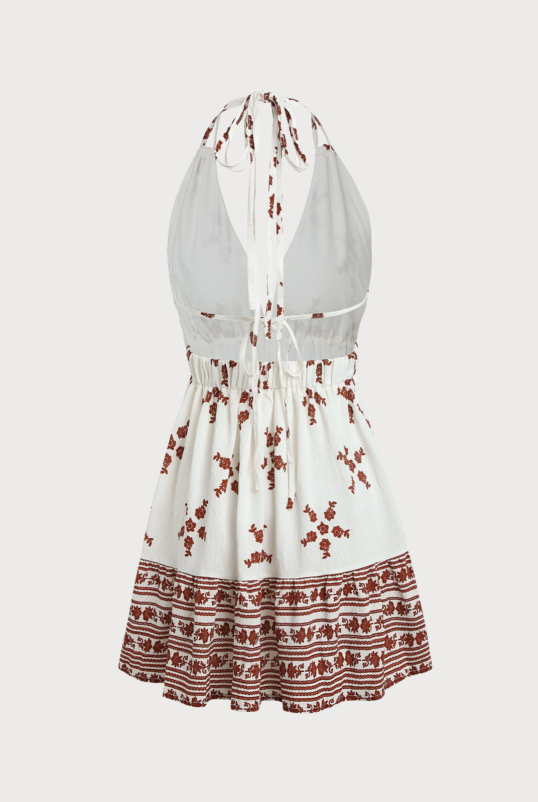 Women's Woven Cotton Printed Cover-ups Sustainable Beach Dress - BERLOOK
