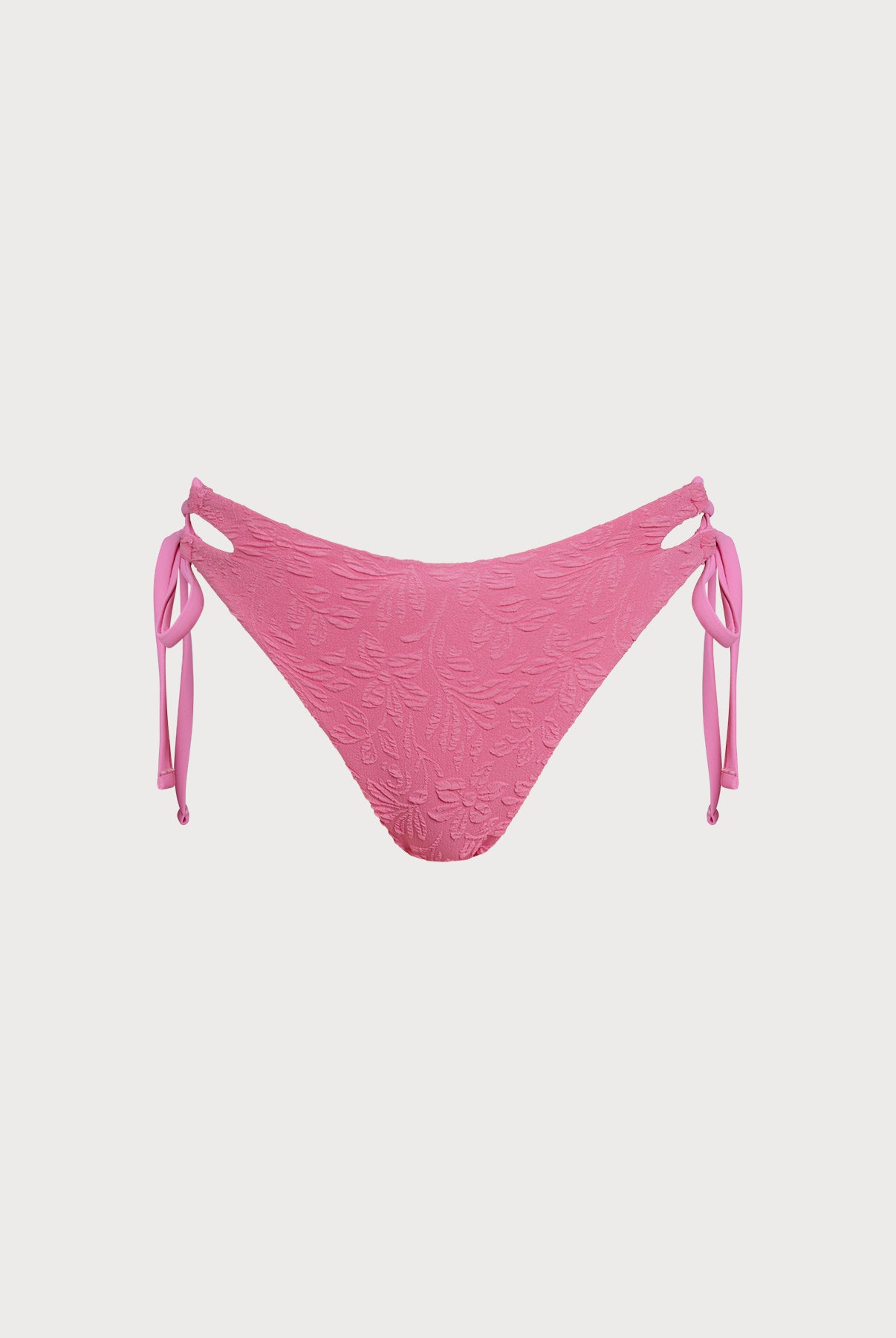 Women's Woven Polyester Bikini Bottoms Pink Sustainable Bikinis - BERLOOK