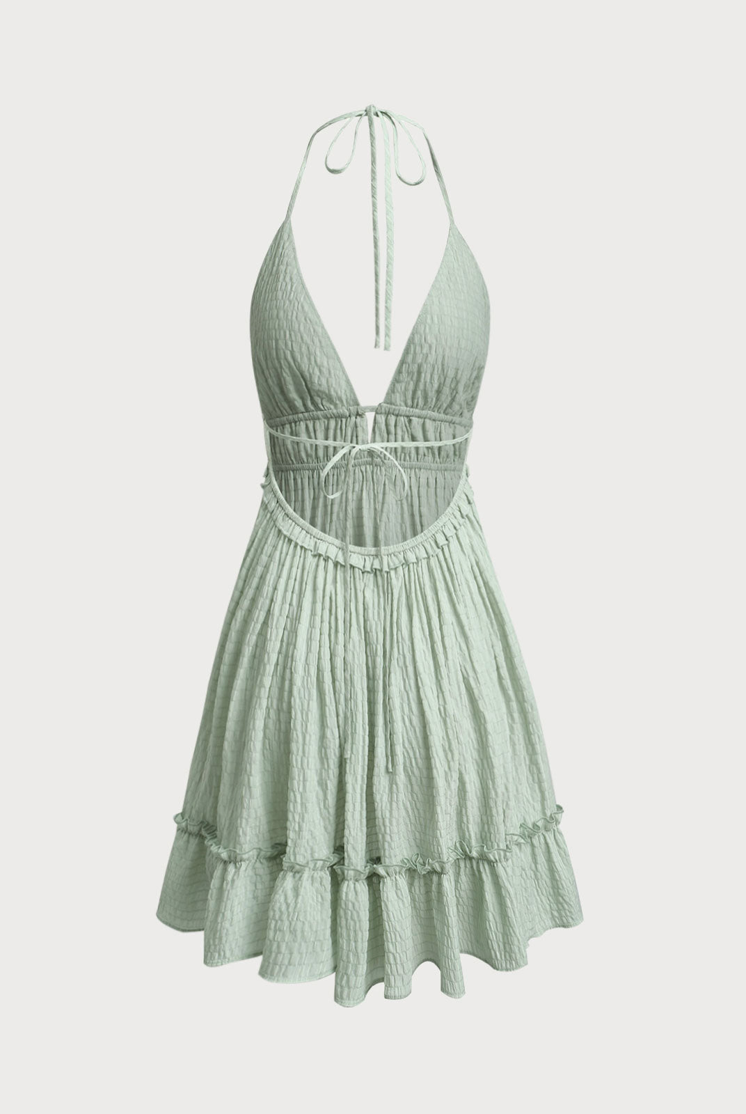 Women's Woven Polyester Cover-ups Sustainable Beach Dress - BERLOOK