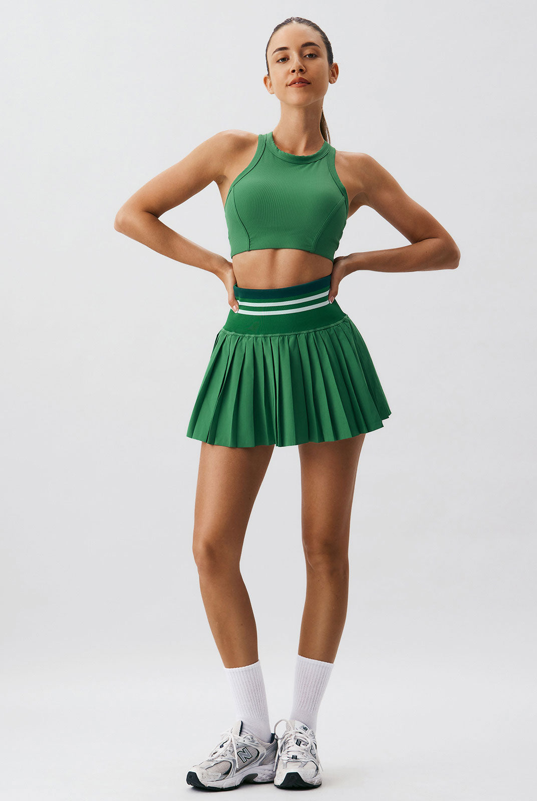 Women's Woven Polyester Yoga Skirts Sustainable Yoga Bottoms - BERLOOK