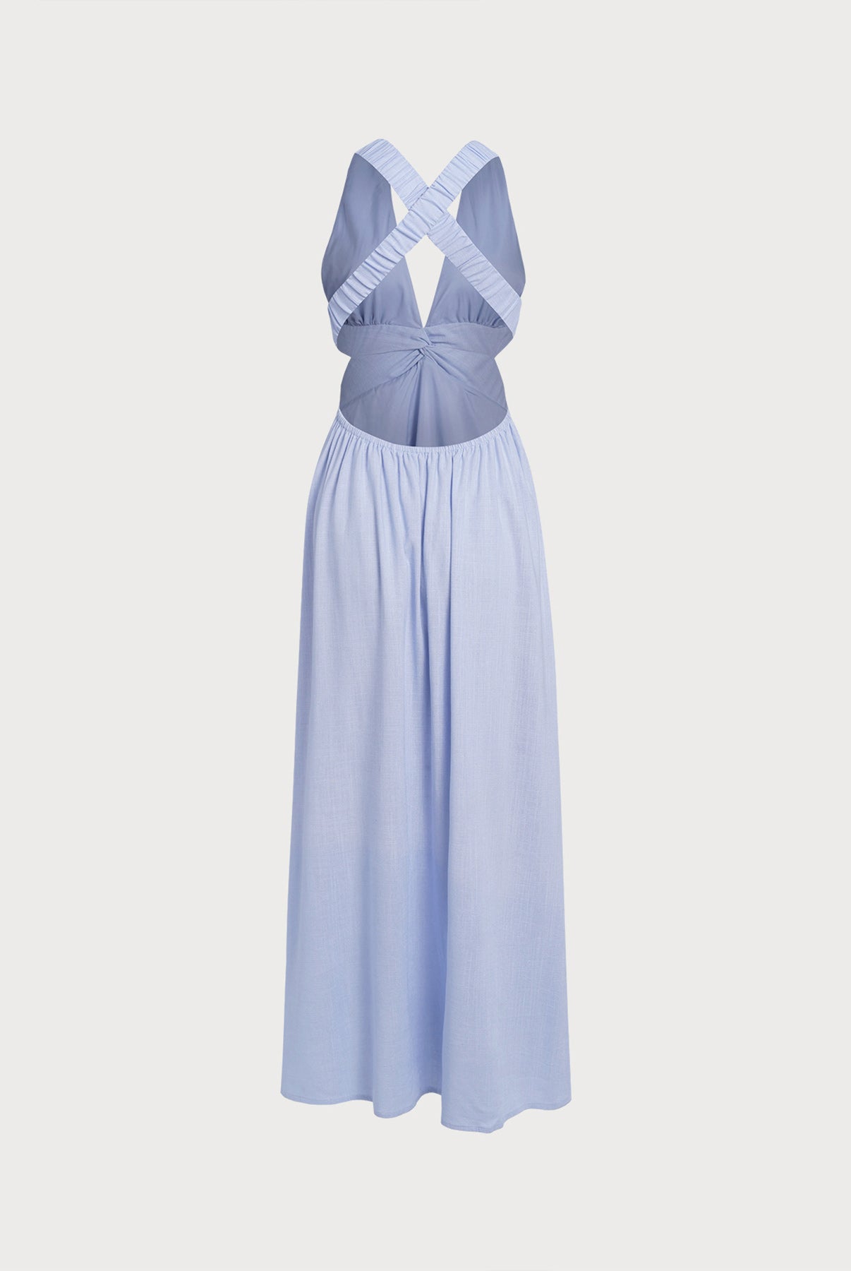 Womens Woven Linen Blended Cover ups Sustainable Beach Dress - BERLOOK