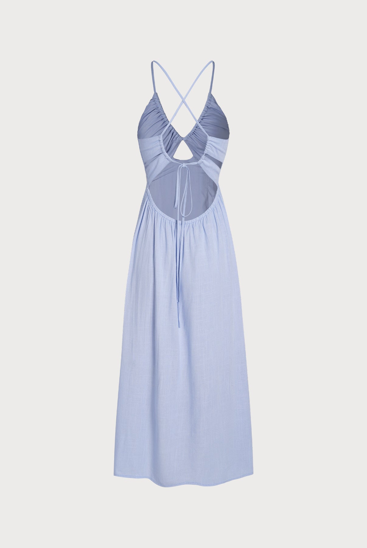 Womens Woven Linen Blended Cover ups Sustainable Beach Dress - BERLOOK