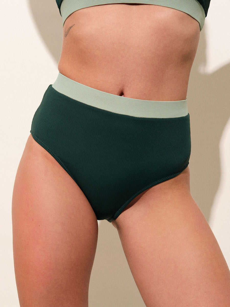 Fila colour block high waist bikini bottoms new arrivals