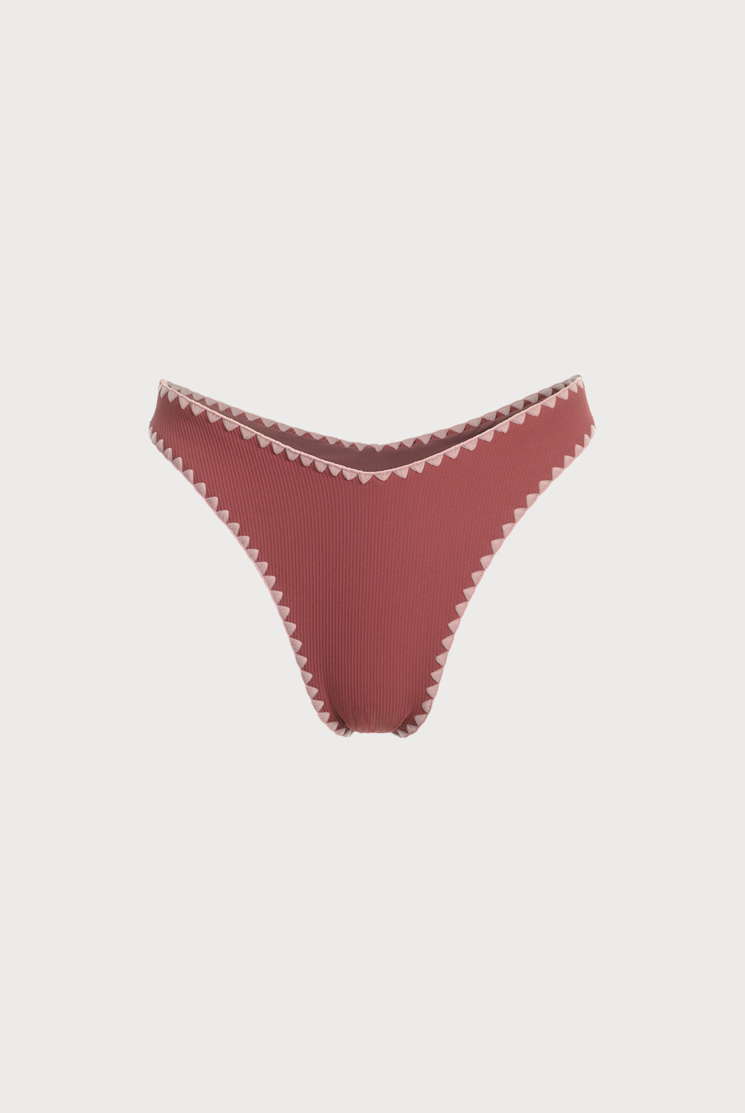 Contrast Stitch Bikini Bottom Sustainable Bikinis - BERLOOK