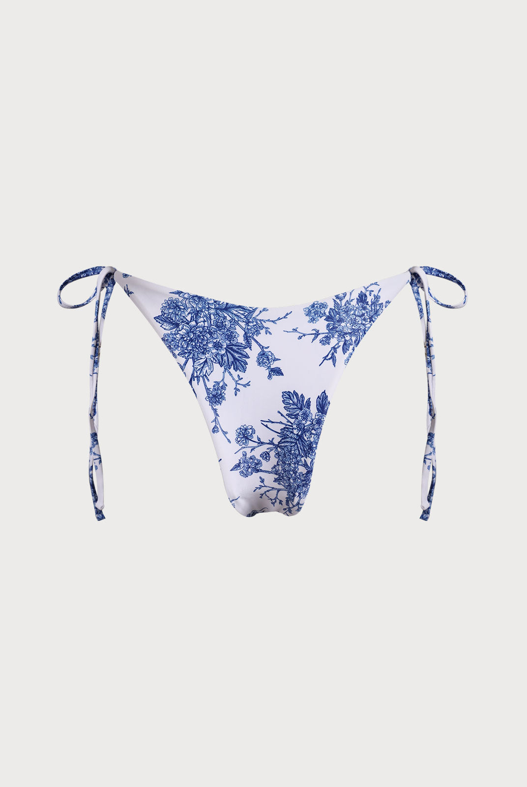 Floral Tie High Cut Leg Bikini Bottom Sustainable Bikinis - BERLOOK