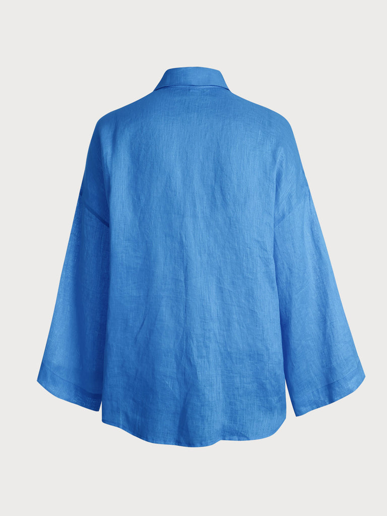 Solid Color Pocket Shirt Sustainable Cover-ups - BERLOOK
