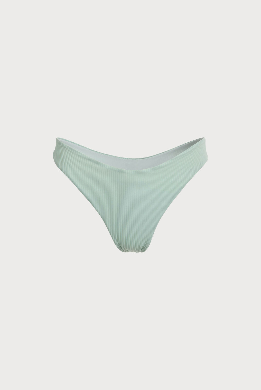 Solid Low Waisted Bikini Bottom Cyan Sustainable Bikinis - BERLOOK